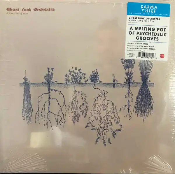 Order Now Ghost Funk Orchestra - A New Kind Of Love (LP, Transparent Red)
