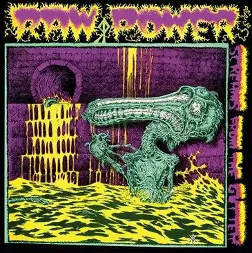 Exclusive Raw Power - Screams From The Gutter (LP, white and purple splatter vinyl)