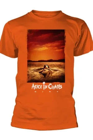 [T-shirt] Alice In Chains - Dirt (orange) [L] Free Shipping