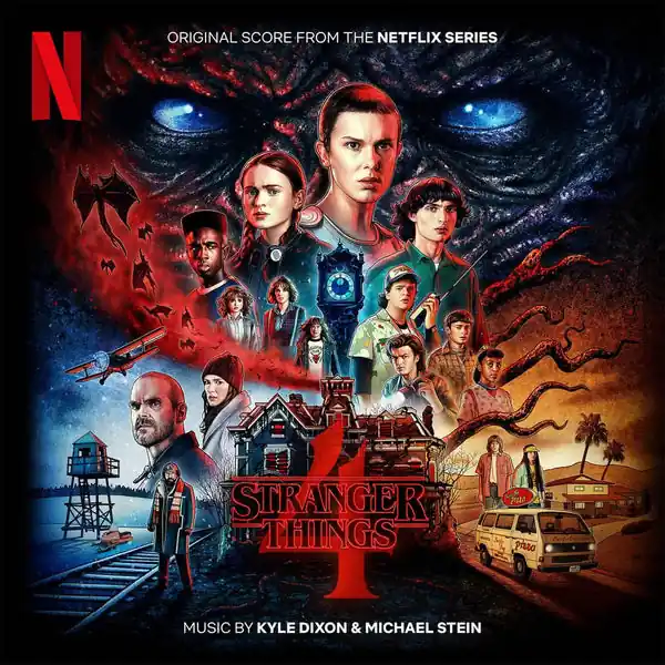 Direct From Factory SALE: Kyle Dixon & Michael Stein - Stranger Things 4 Volume One OST (2xLP, blue/clear vinyl) was £26.99