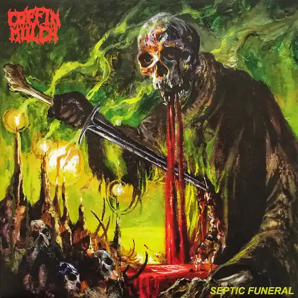 Free Shipping Coffin Mulch - Septic Funeral (LP, red vinyl)