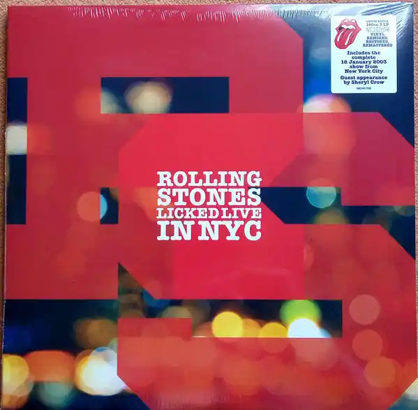 Rolling Stones - Licked Live In NYC (3xLP, white vinyl) Luxury