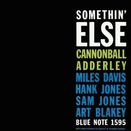Cannonball Adderley - Somethin' Else (LP, blue vinyl) Latest
