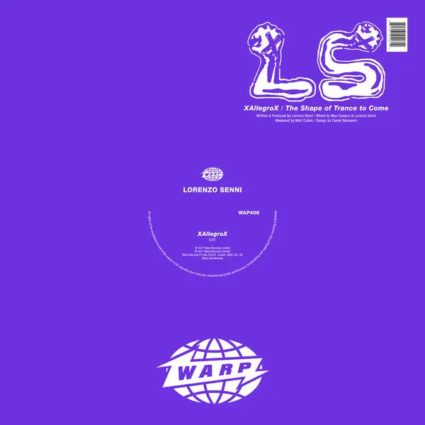 Lorenzo Senni - XAllegroX (Indies Only 12") Weekend Sale