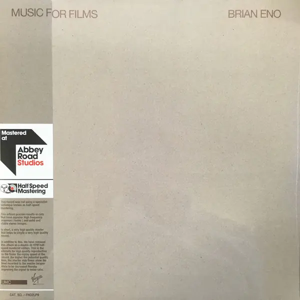 Premium Brian Eno - Music For Films (2xLP, half speed master)