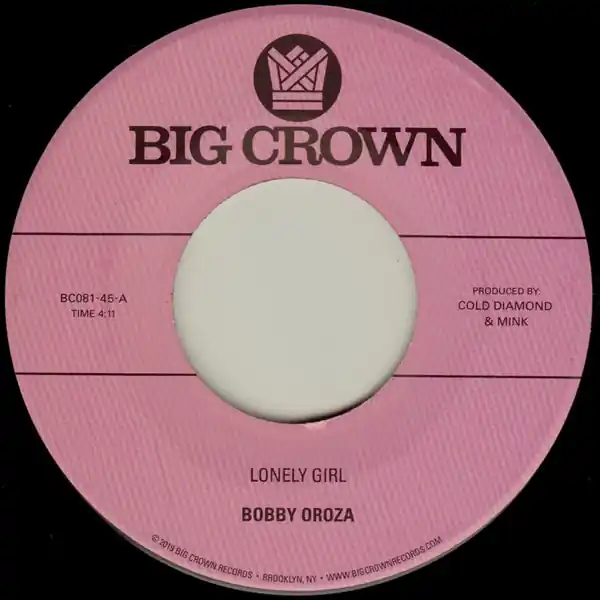 Price Cut Bobby Oroza - Lonely Girl/Alone Again (7")