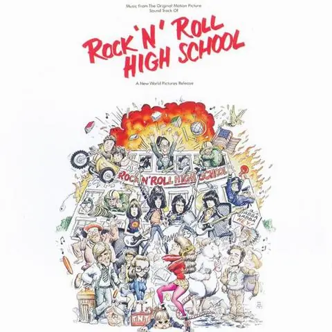 Crafted Various - Rock 'N' Roll High School OST (LP, fire-coloured vinyl)