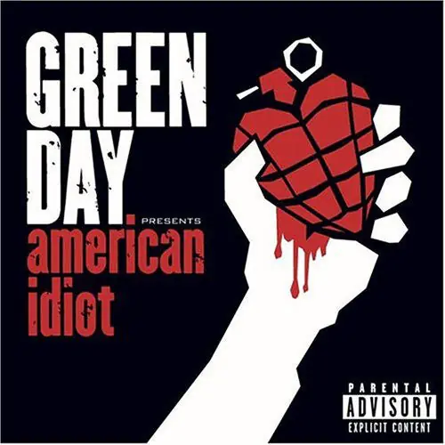 Big Sale Green Day - American Idiot (2xLP, red/white/black swirl vinyl)