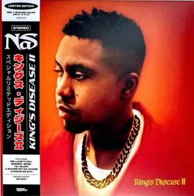 Direct From Manufacturer Nas - King's Disease II (2xLP, red/orange vinyl)