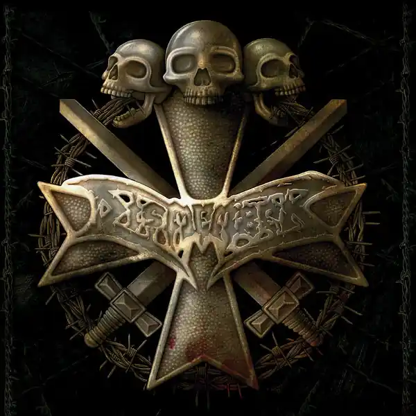 Authentic Dismember - s/t (LP, gold marbled vinyl)
