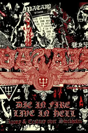 Clearance Watain - Die In Fire - Live In Hell (2xLP, transparent yellow and red vinyl)