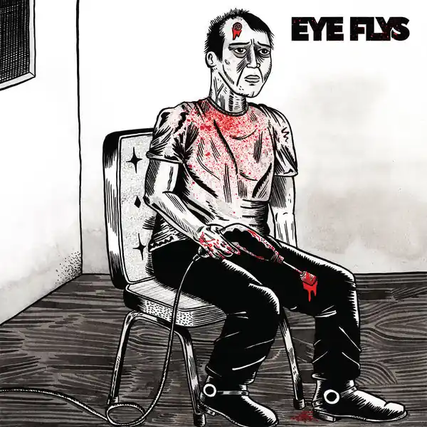 Worldwide Shipping Eye Flys - s/t (LP, translucent red vinyl)