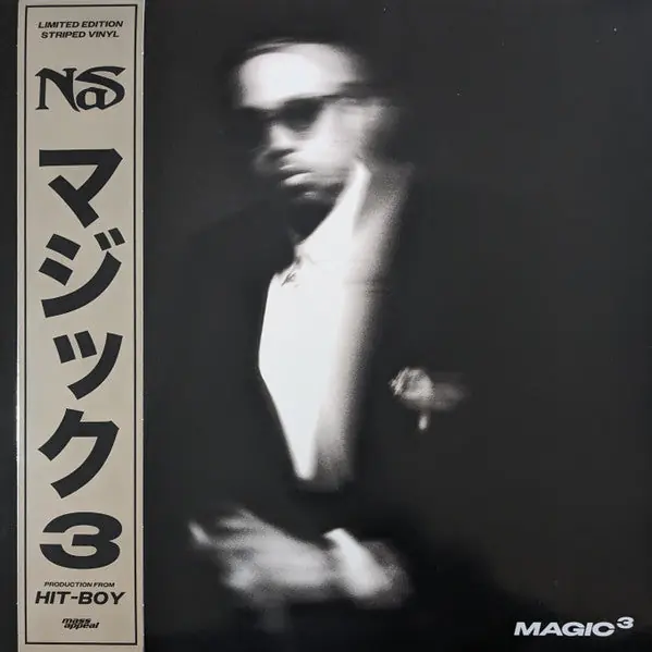 Fast Shipping Nas - Magic 3 (2xLP, black & white striped vinyl)