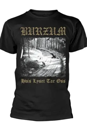 [T-Shirt] Burzum - Hvis Lyset Tar Oss (black/gold) [L] Express Delivery