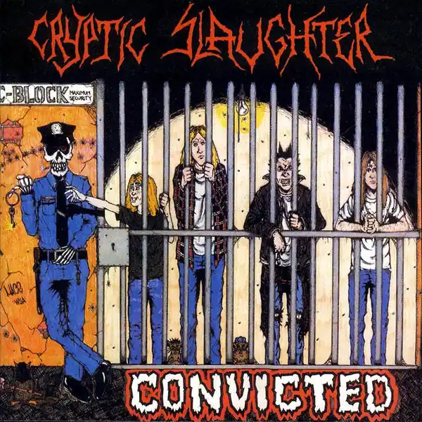 Cryptic Slaughter - Convicted (LP, black ice with splatter vinyl) Sale