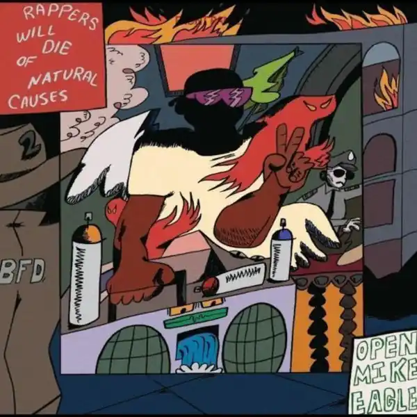 Open Mike Eagle - Rappers Will Die Of Natural Causes (LP, 10th anniversary silver vinyl) Same Day Shipping