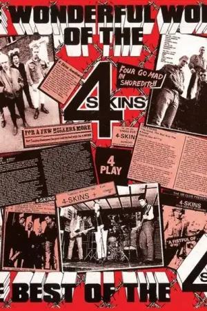 4 Skins - The Wonderful World Of The 4 Skins (LP, transparent red vinyl) Modern