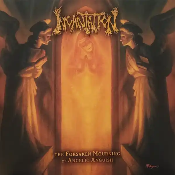 Deal Incantation - The Forsaken Mourning Of Angelic Anguish (LP, orange crush ripple vinyl)