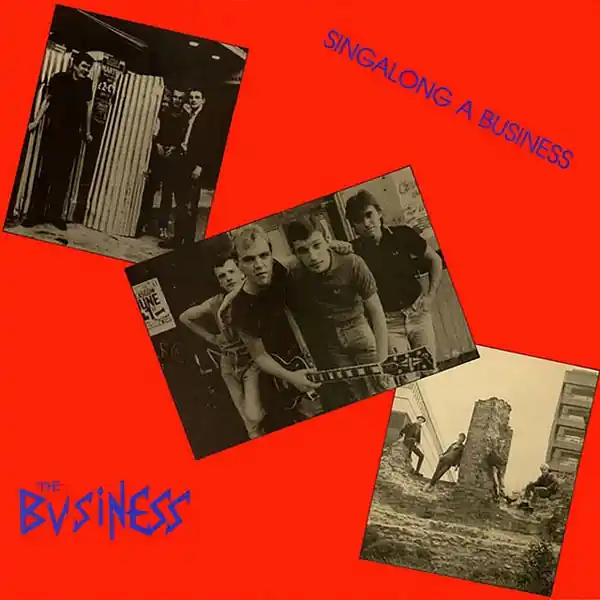 Exclusive Offer The Business - Singalong A Business (LP, clear marble vinyl)