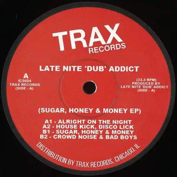 Late Nite 'DUB' Addict - Sugar, Honey & Money EP (12") Today Only