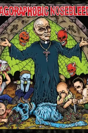 Agoraphobic Nosebleed - Altered States Of America/ANBRX II Delta 9 (LP, electric blue with splatter vinyl) Fresh Stock