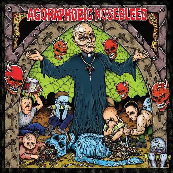 Agoraphobic Nosebleed - Altered States Of America/ANBRX II Delta 9 (LP, electric blue with splatter vinyl) Fresh Stock