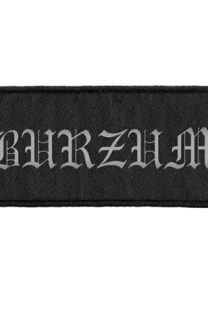 Genuine [Patch] Burzum - Logo (silver text)