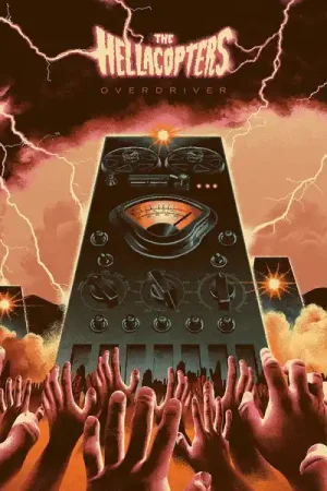 The Hellacopters - Overdriver (LP, apricot with purple and black splatter vinyl, inc poster) Same Day Shipping