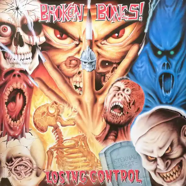 Broken Bones - Losing Control (LP, blue vinyl) Final Sale