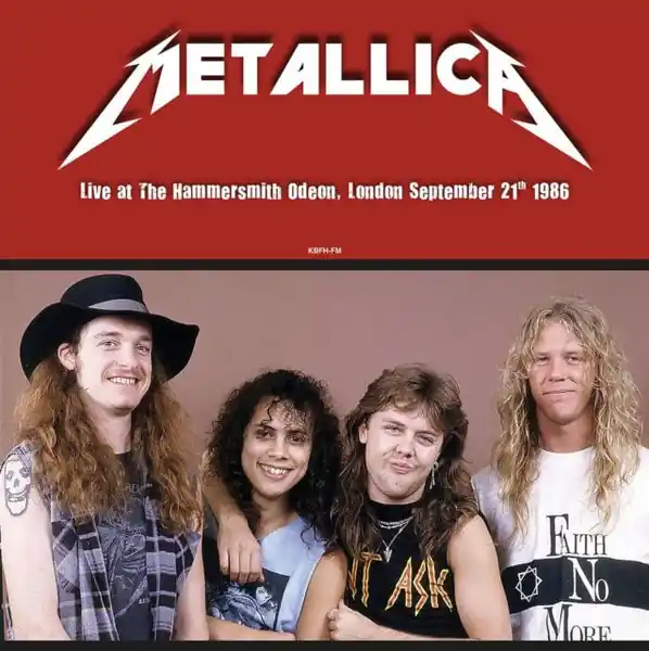 Get Yours Metallica - Live At The Hammersmith Odeon, London September 21th 1986 (LP, coloured vinyl)