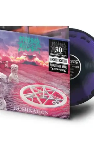 SALE: Morbid Angel - Domination (LP, Purple black merge coloured vinyl) was £34.99 Budget