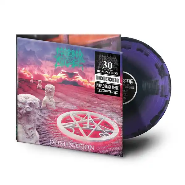 SALE: Morbid Angel - Domination (LP, Purple black merge coloured vinyl) was £34.99 Budget