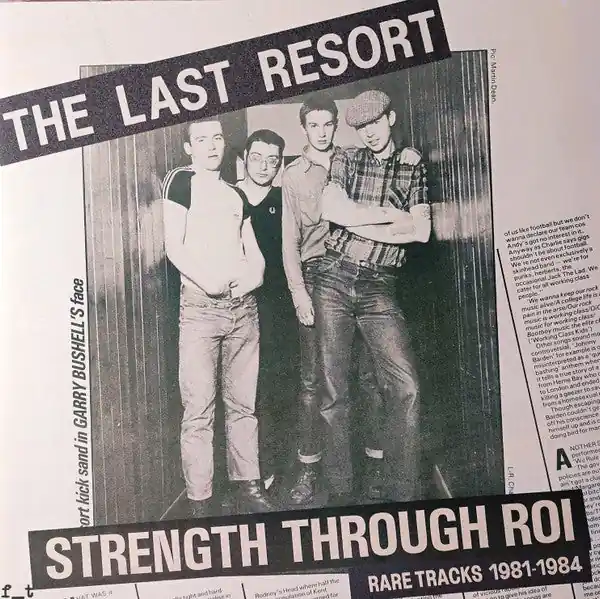 The Last Resort - Strength Through Roi: Rare Tracks 1981-1984 (LP, orange/black splatter) Last Chance