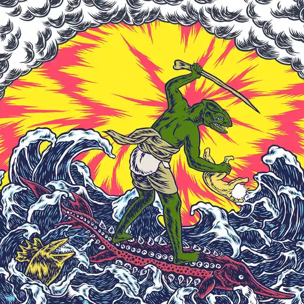 King Gizzard & The Lizard Wizard - Teenage Gizzard (LP, raspberry/peach swirl vinyl) High Quality
