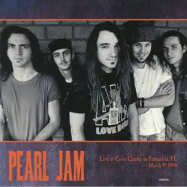 Pearl Jam- Live At Civic Center In Pensacola, FL March 9th 1994 (2xLP, yellow vinyl) Fresh Stock