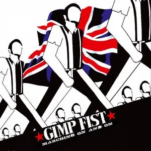 Gimp Fist - Marching On And On (LP, clear with blue and black splatter vinyl) While Supplies Last