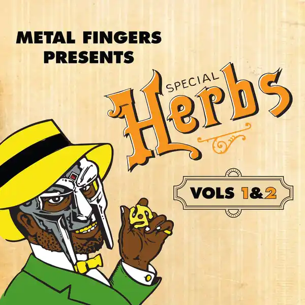 Final Sale Metal Fingers (MF DOOM) - Special Herbs Vols 1 & 2 (2xLP, Mustard Yellow vinyl)