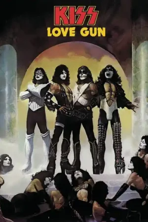 Warranty Included Kiss - Love Gun (LP, tangerine and aqua splatter vinyl)