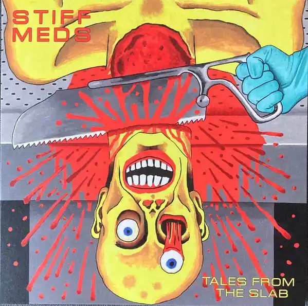 Stiff Meds - Tales From The Slab (LP, dark red marble vinyl) Hassle-Free Returns