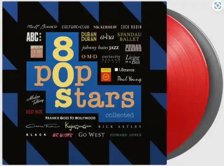 Warranty Included 80s POP STARS COLLECTED - Double Coloured Vinyl LP