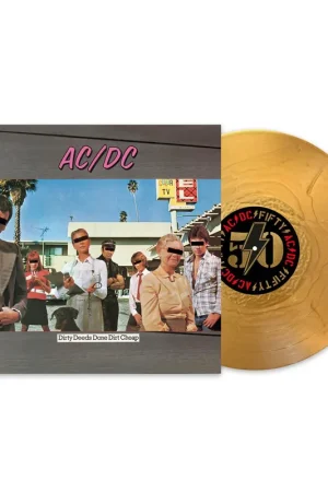 AC/DC - Dirty Deeds - Gold Vinyl LP Clearance