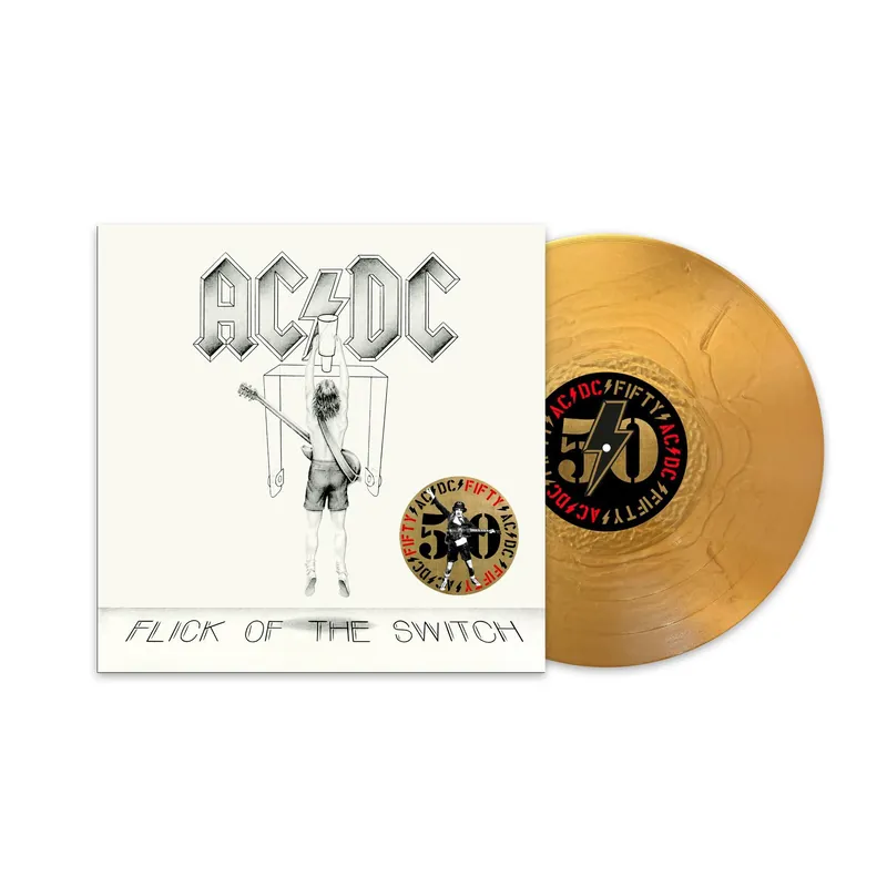 AC/DC - Flick Of The Switch - Gold Vinyl LP Flash Sale