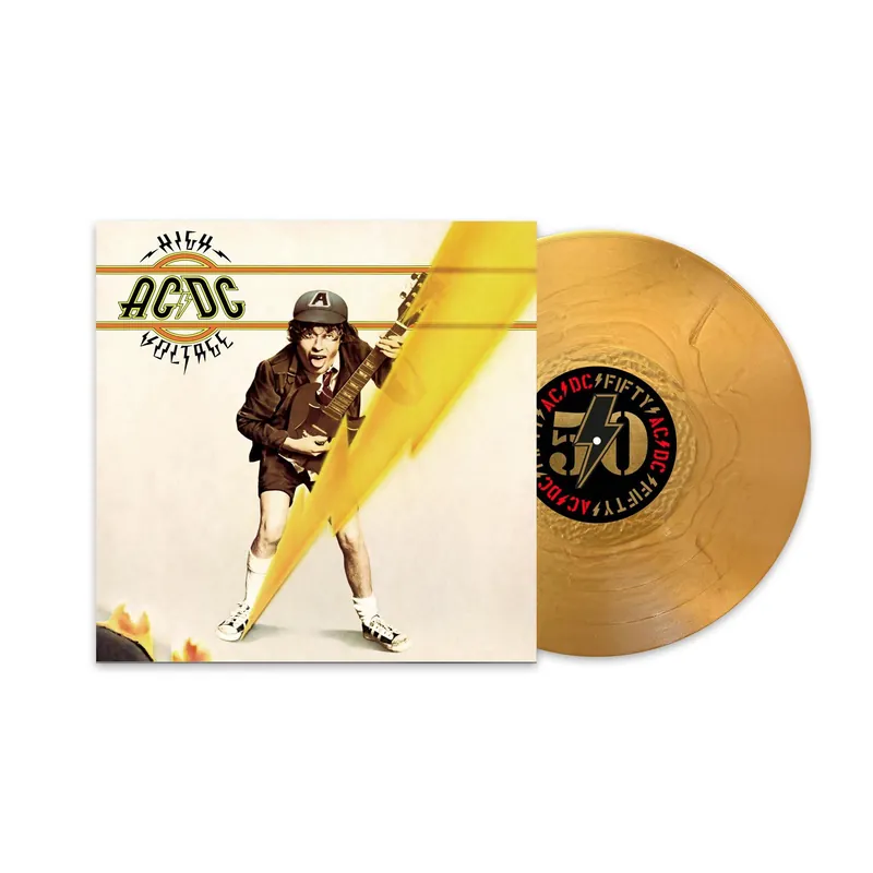 AC/DC - High Voltage - Gold Vinyl LP Flash Sale