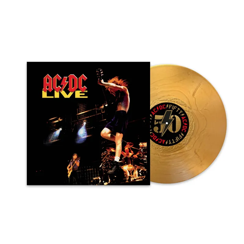 AC/DC - Live - Double Gold Vinyl LP Luxury