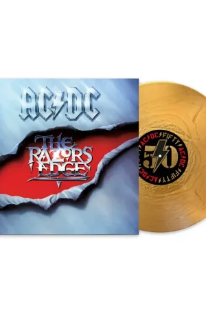 AC/DC - The Razor's Edge - Gold Vinyl LP Worldwide Shipping