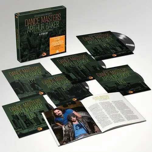ARTHUR BAKER Presents Dance Masters - 6LP Box Set inc Signed Insert Exclusive Offer