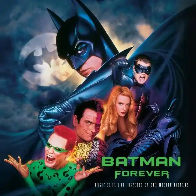 Trending BATMAN FOREVER - Music From The Motion Picture - Double Vinyl LP (Blue/Silver Vinyl)