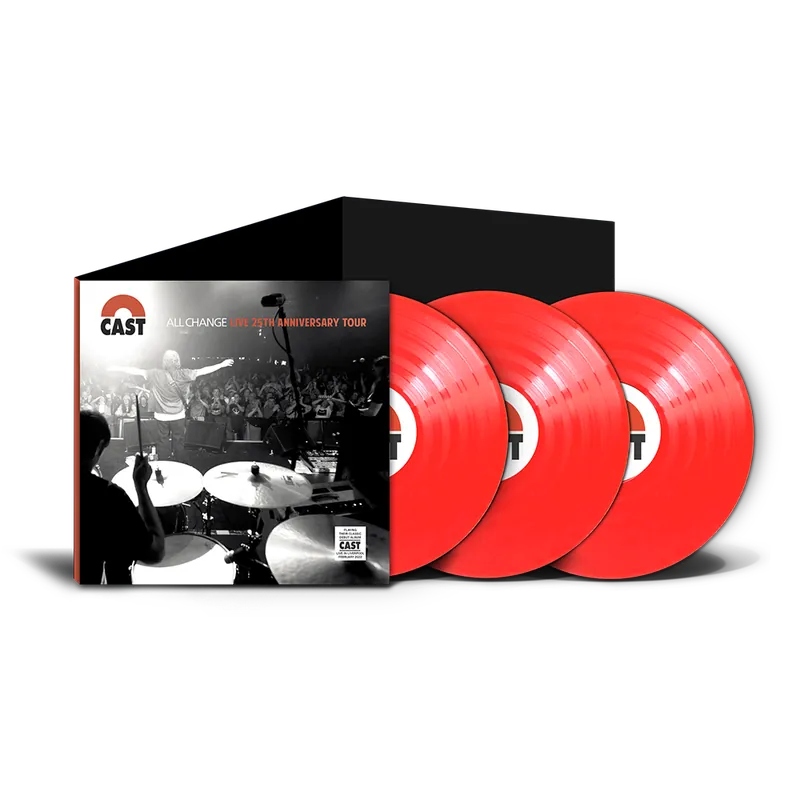 Flash Sale CAST - All Change - Live 25th Anniversary Tour Triple LP