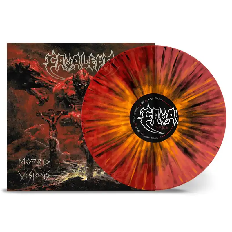 Buy Today CAVALERA - Morbid Visions - Transparent Red/Black/Orange Splatter Vinyl LP