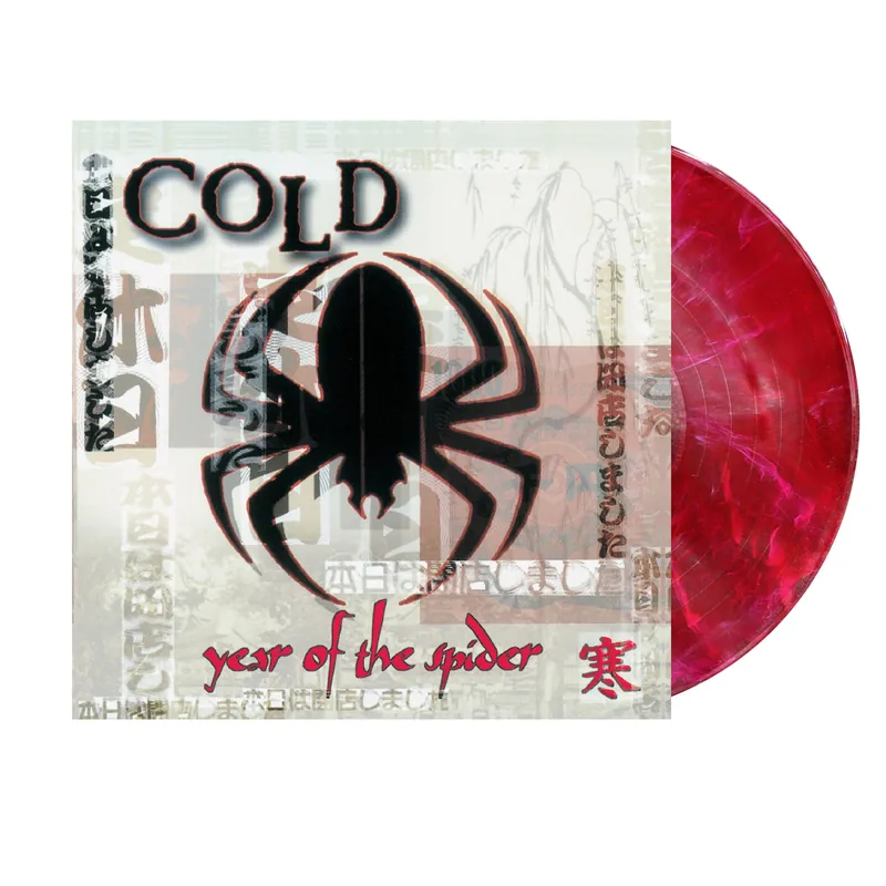 COLD - Year Of The Spider - Remastered Red White Spiderweb Swirl Vinyl LP Buy Direct